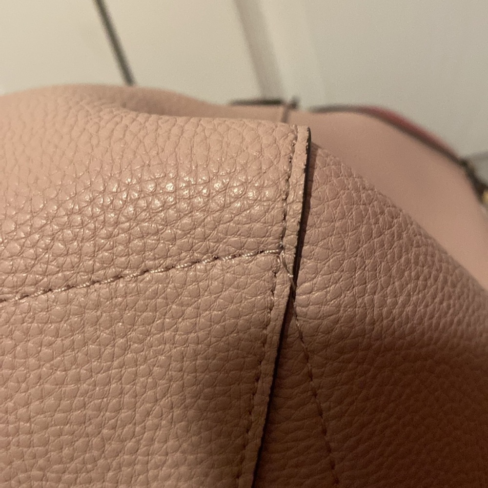 🩷Michael Kors🩷Colorblock💕Pale Pink w/ Dark Mauve💕Large Tote/Like New - Picture 14 of 15